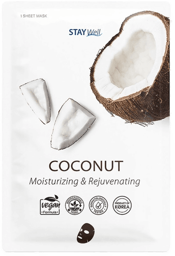 Stay Well Vegan Sheet Mask Coconut