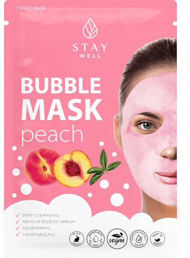 Stay Well Deep Cleansing Bubble Mask Peach 20 g