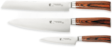 Tamahagane San knivsett 3 deler