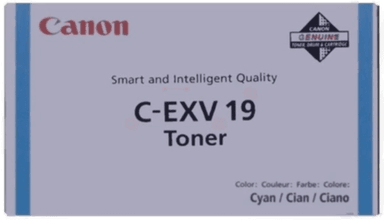 Canon C-EXV 19 Tonerkassett Cyan