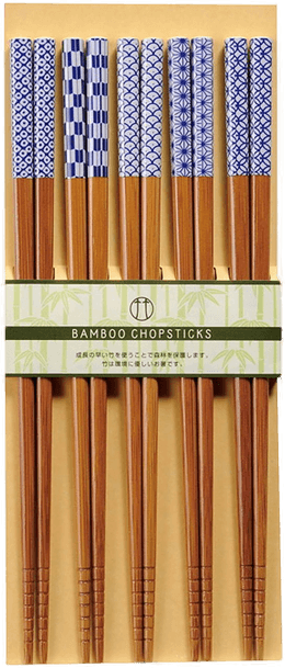 Kawai Komon spisepinner 5 par blå