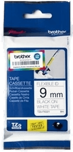 Brother TZe-FX221 Svart på hvitt 0,9 cm x 8 m