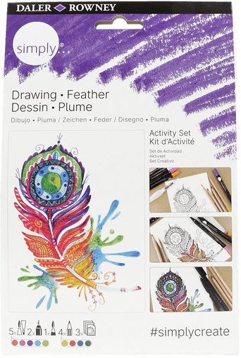 Daler-Rowney Simply Maling av fjær