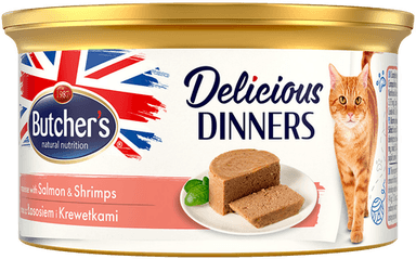 Butchers Delicious Dinners Laks & Reker 48 x 85 g