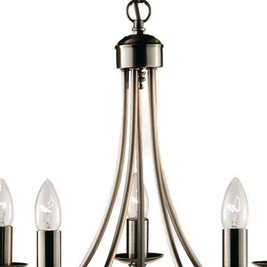 Searchlight lysekrone MAYPOLE 5 lyskilder