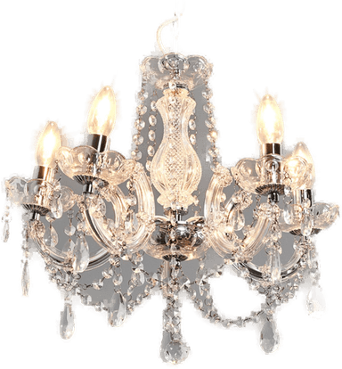 Searchlight Lysekrone Marie Therese 5 lyskilder