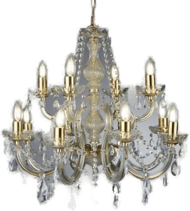 Searchlight 12-punkt lysekrone MARIE THERESE