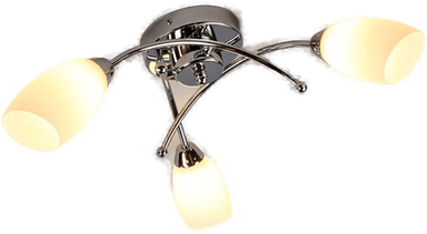 Searchlight OPERA taklampe 3 punkt krom