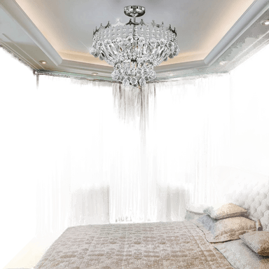 Searchlight Krystalltaklampe Versailles