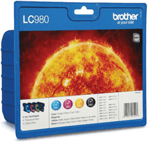 Brother LC980 Blekkpatron 4-pk
