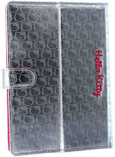 Hello Kitty Tablet Etui Sølv 7-8"