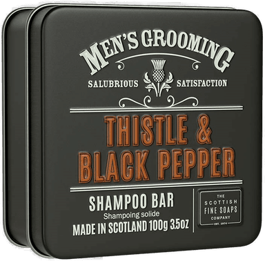The Scottish Fine Soaps Thistle & Black Pepper Shampoo Bar