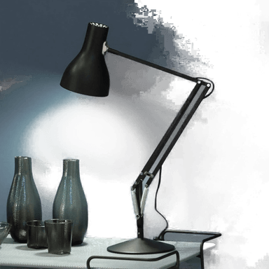 Anglepoise Type 75 bordlampe fløyelsvart