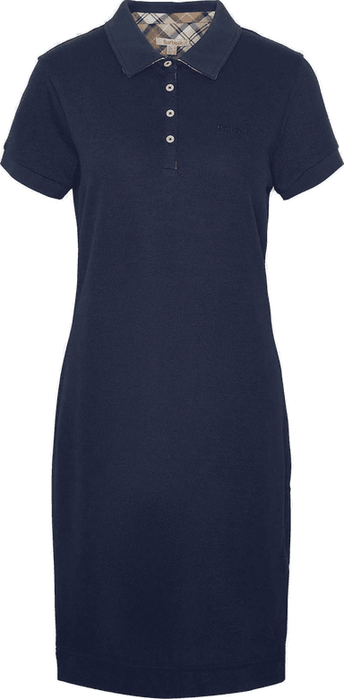 Barbour Women's Polo Dress Navy/Primrose