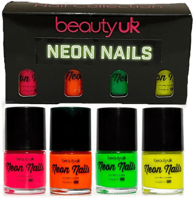 Beautyuk Neon Nail Polish Set 4x9ml
