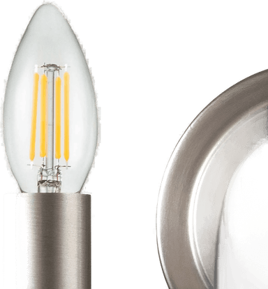 Kichler Capitol Hill vegglampe, 2 lyskilder