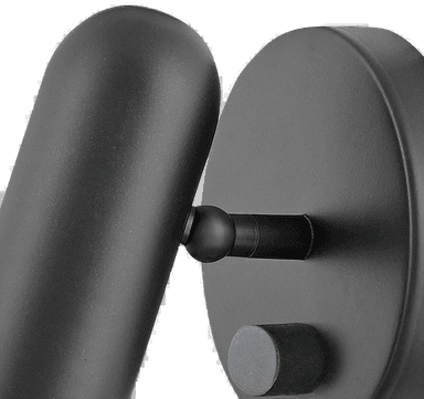 Hinkley Dax LED-veggspotlight, svart