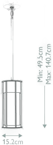 Kichler Camillo utendørs vegglampe E27