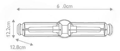 Hinkley Masthead vegglampe, messing, 2 lyskilder
