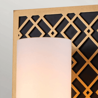 Elstead Ziggy vegglampe, gull