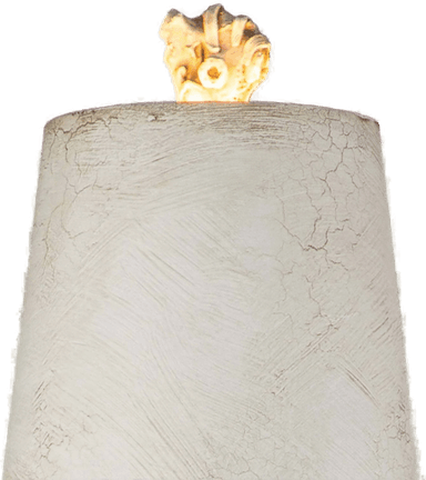 Elstead Swirl bordlampe antikkhvit