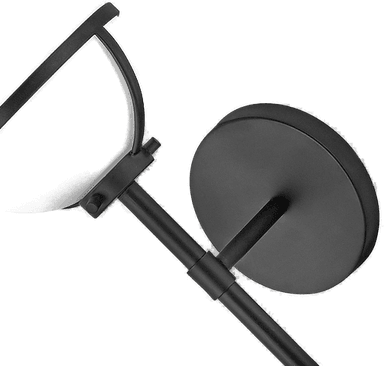 Hinkley Hollis vegglampe svart/opal