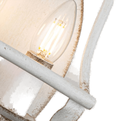 Quoizel Bradbury vegglampe, hvit