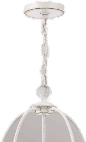 Quoizel Bradbury lysekrone 5 lys hvit