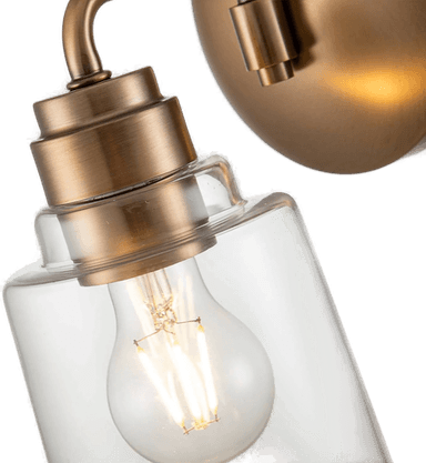 Kichler Aivian vegglampe, forvitret messing