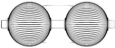 Quintiesse LED-vegglampe PALMAS gull/røykgrå
