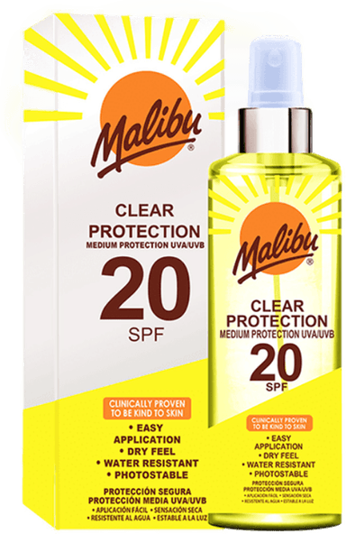 Malibu Clear Protection Sun Spray SPF 20