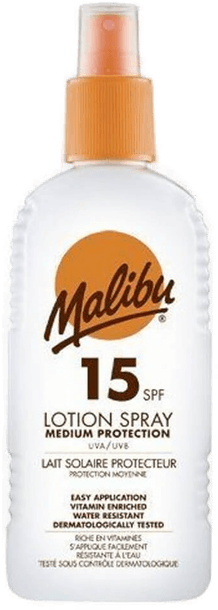 Malibu Sun Lotion Spray SPF 15 200 ml
