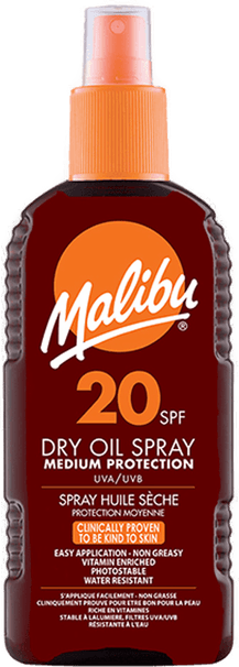 Malibu Dry Oil Spray SPF 20