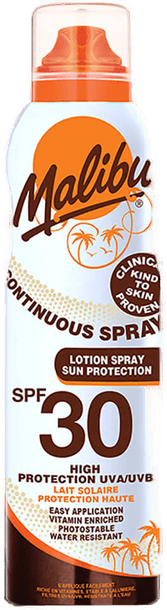 Malibu Continuous Sun Lotion Spray SPF 30 175 ml