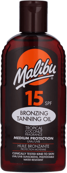 Malibu Bronzing Tanning Oil SPF 15