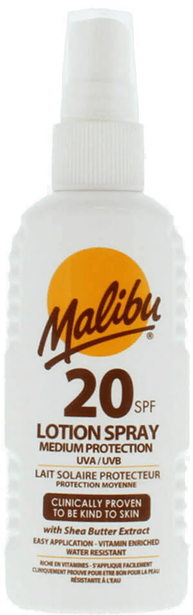 Malibu Sun Lotion Spray SPF 20 100 ml