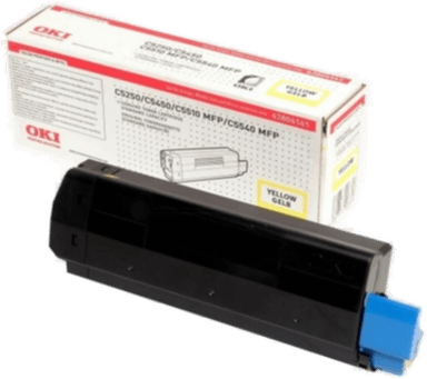 OKI Tonerkassett gul 42804545