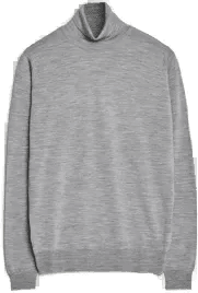 John Smedley Cherwell Rollneck Silver