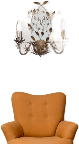 Searchlight Almandite Vegglampe