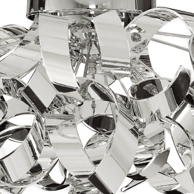 Searchlight Kromfarget taklampe Curl