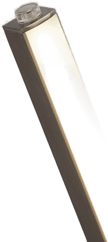 Searchlight Tribeca LED-bordlampe, sølv/opalhvit