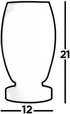 Searchlight Cyclone LED-bordlampe, krom/røyk