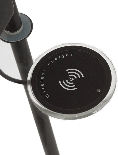 Searchlight LED-gulvlampe Mor & Barn, svart