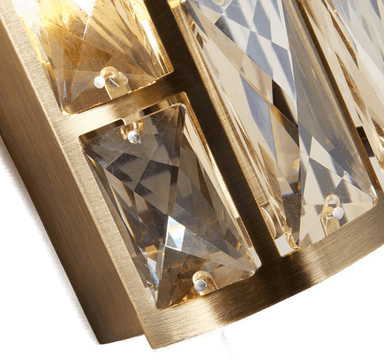 Searchlight Vegglampe Bijou messing 2-lys