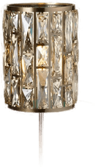 Searchlight Bijou bordlampe, messing