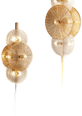 Searchlight Wagon Wheel bordlampe, 6-lys