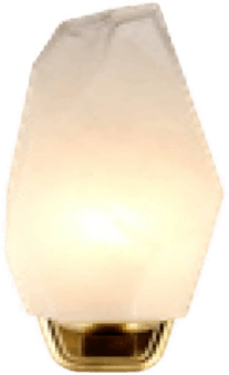 Searchlight Rocky vegglampe, messingfarget