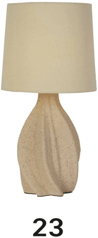 Searchlight Twist bordlampe, beige