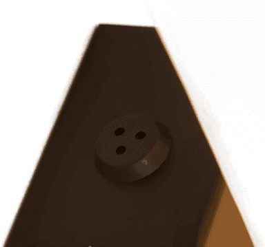 Searchlight LED-vegglampe Wales svart/marmorert 35 cm