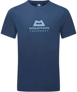 Mountain Equipment Emblem Tee Denim Blue XL